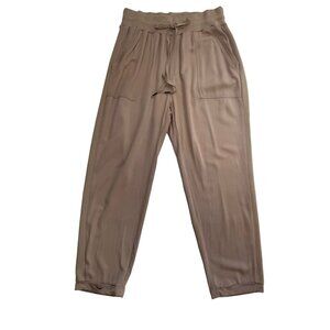 2/$30 Splendid XL Taupe Elastic Waist Womens Drawstring Pants